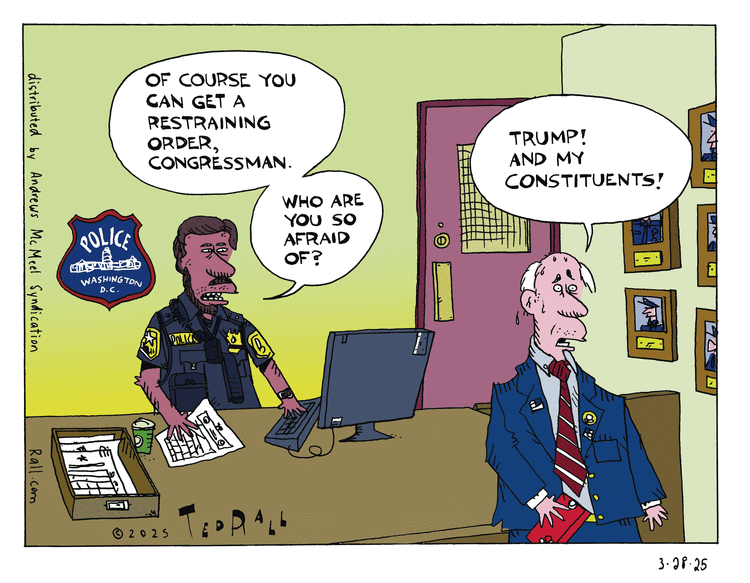 Ted Rall Comic Strip for March 28, 2025 